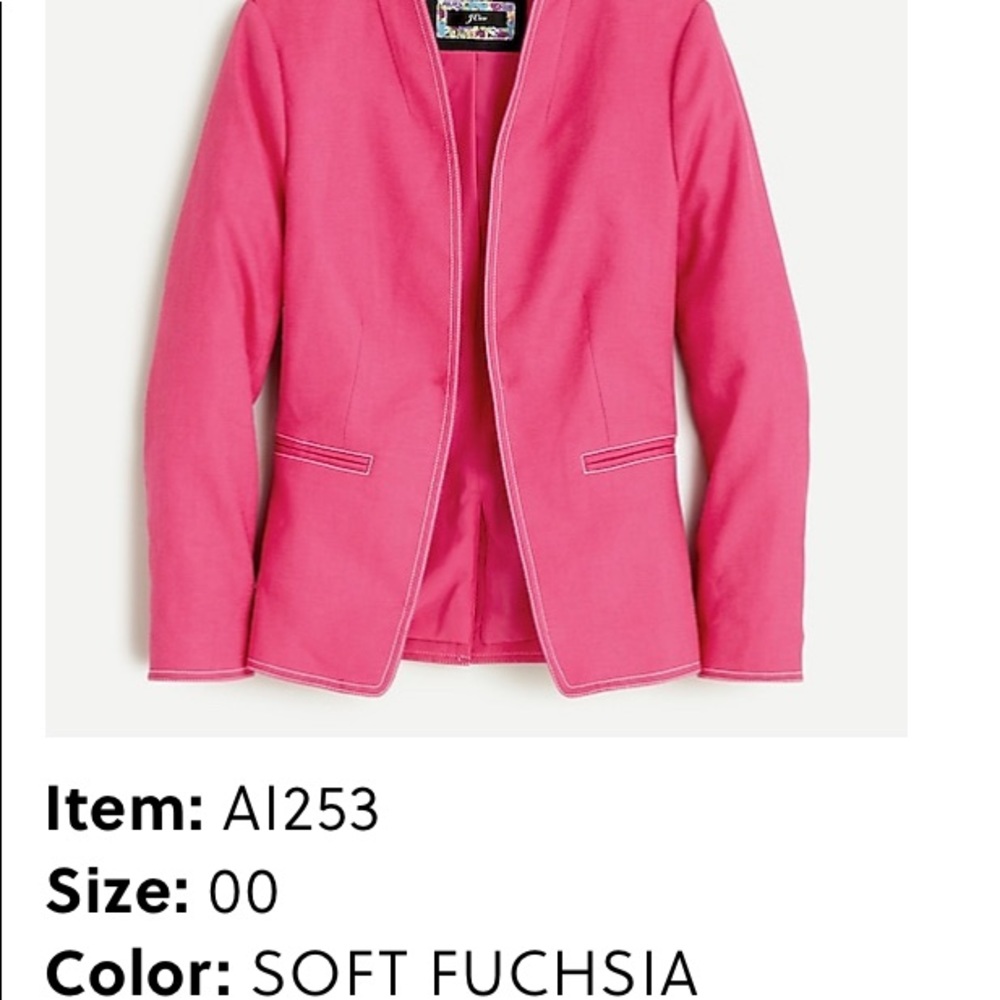 Going-out blazer in stretch linen